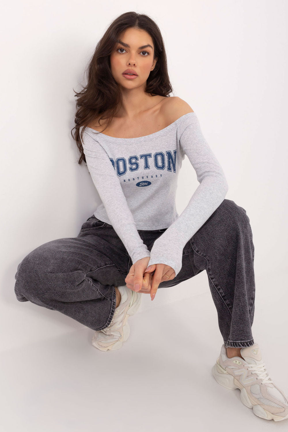 Blouse femme Factory Price Chemisier Chemisier — gris