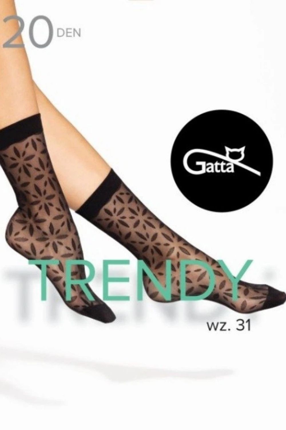 Chaussettes femme Gatta — noir