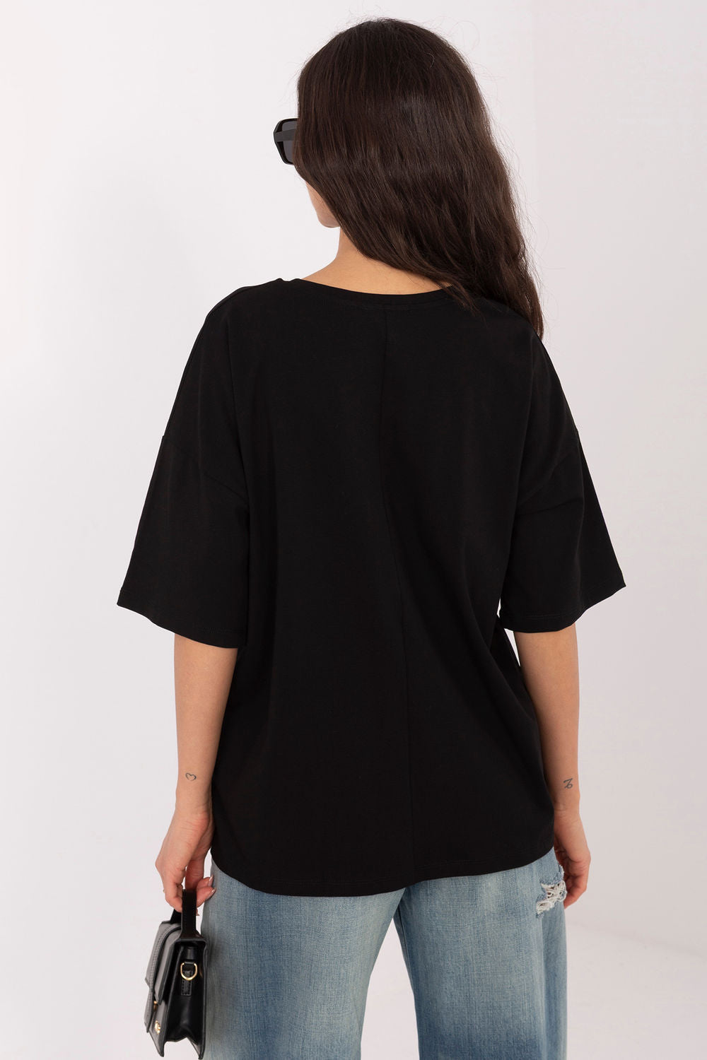 Blouse femme Rue Paris T Shirt T — noir