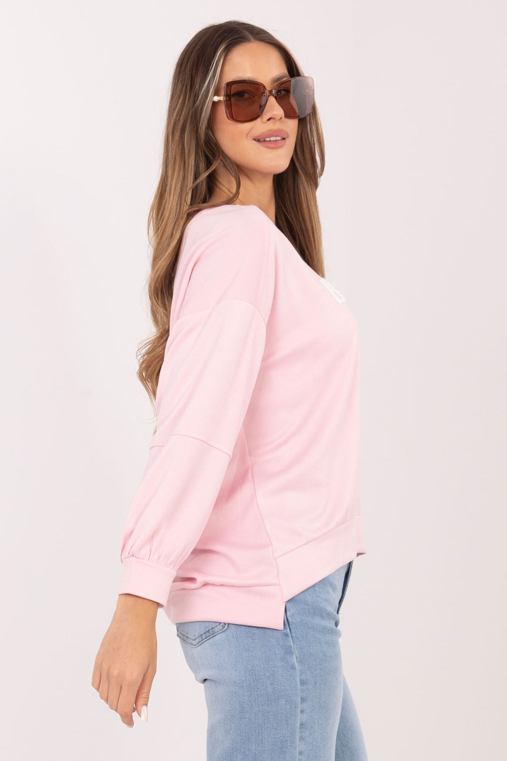 T-shirt femme Rue Paris Sweatshirt Sweatshirt — rosé