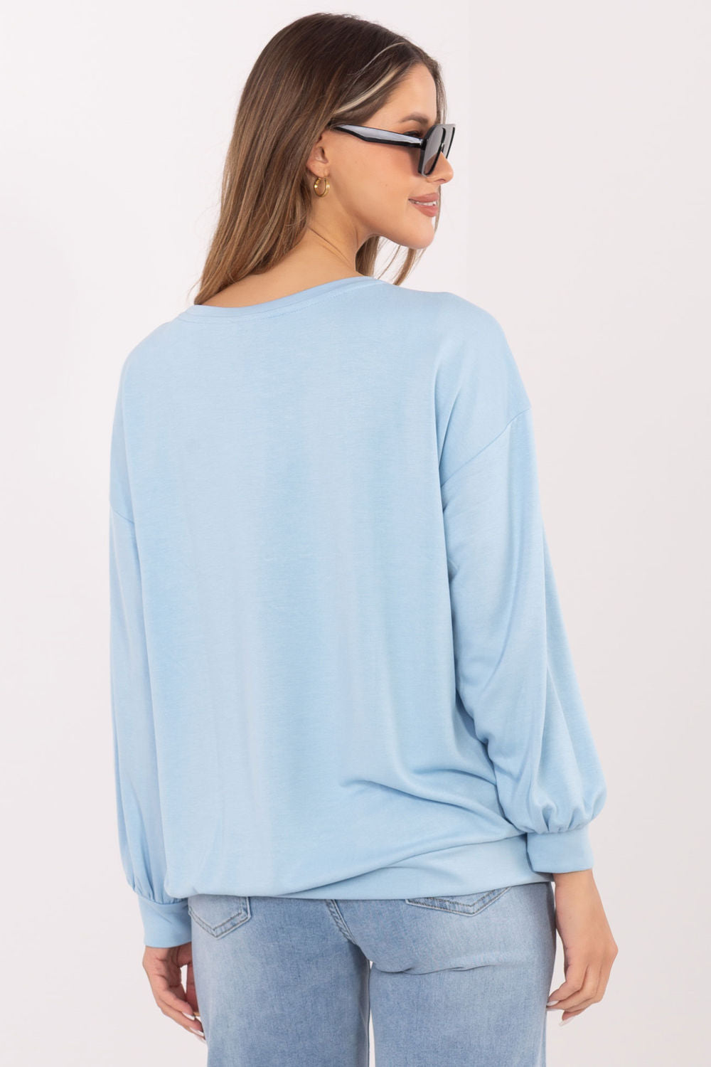 T-shirt femme Rue Paris Sweatshirt Sweatshirt — bleu