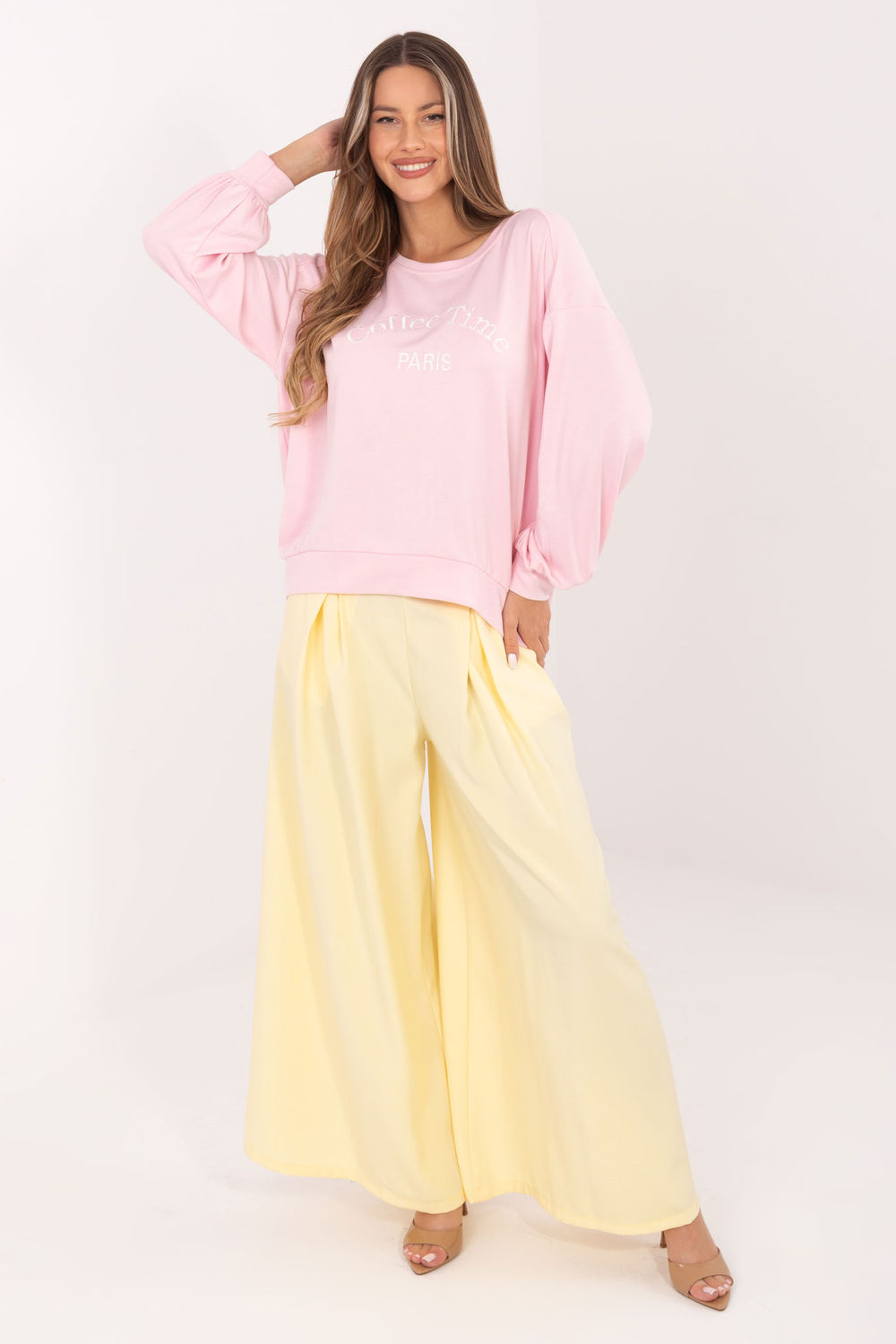 T-shirt femme Rue Paris Sweatshirt Sweatshirt — rosé