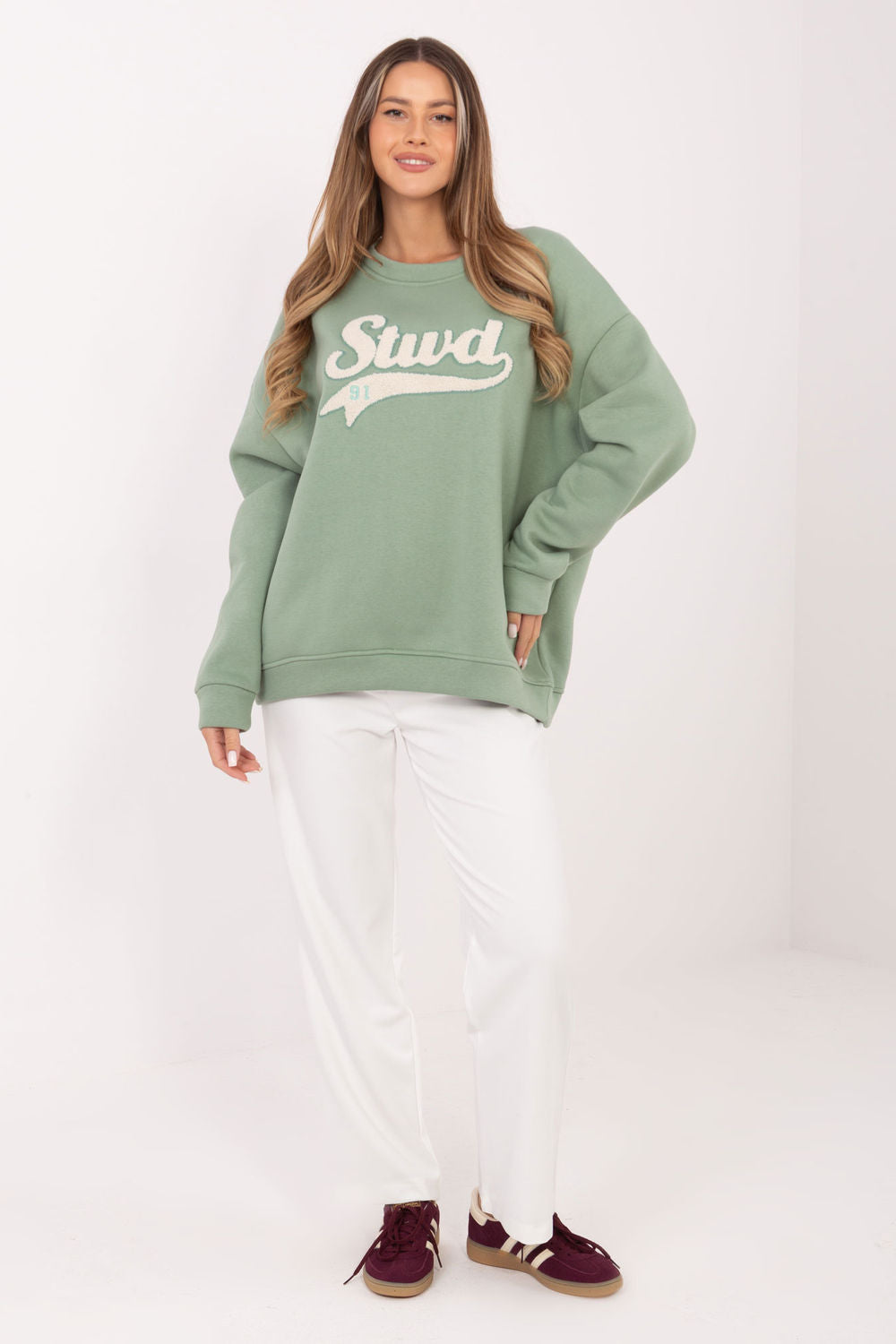 T-shirt femme Rue Paris Sweatshirt Sweatshirt — vert