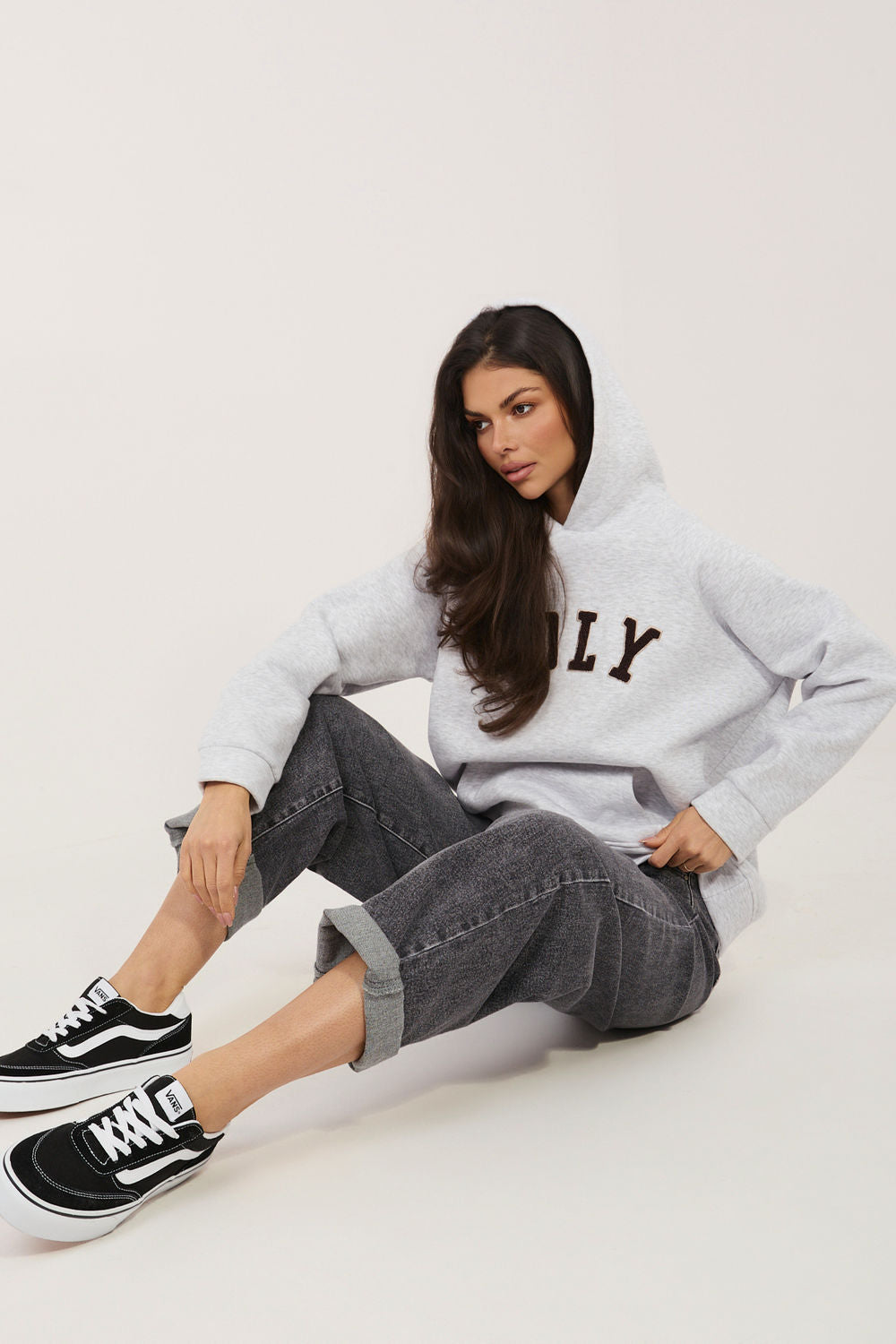 T-shirt femme Rue Paris Sweatshirt Sweatshirt — gris
