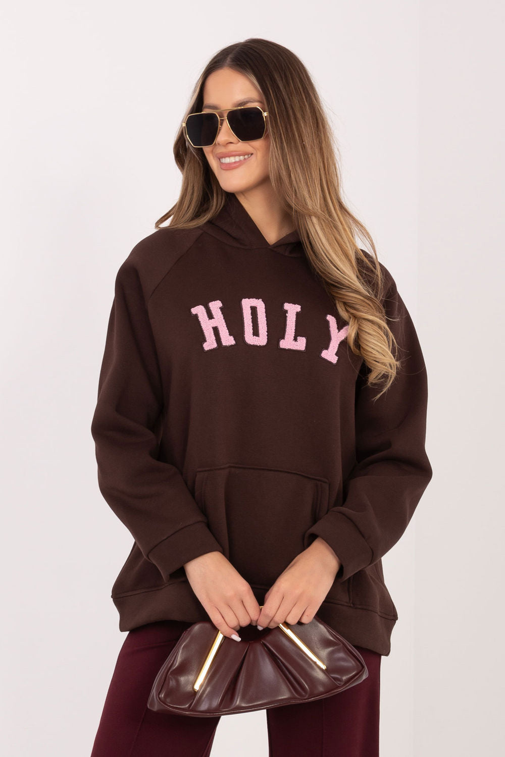 T-shirt femme Rue Paris Sweatshirt Sweatshirt — brun