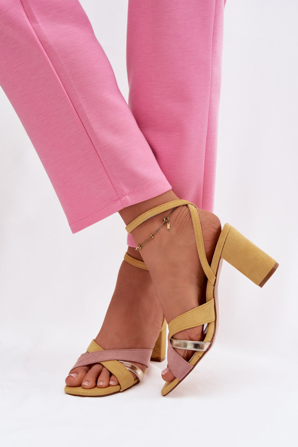 Sandales femme Step in style À Talons À — jaune