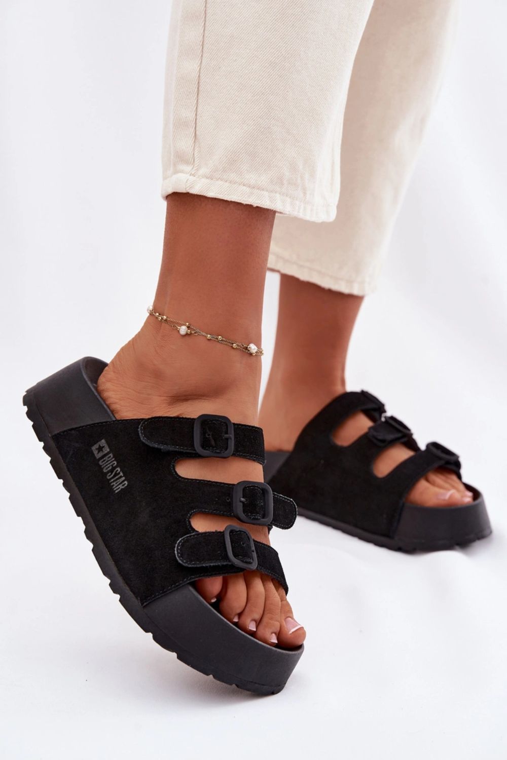 Sandales femme Step in style À Plateforme À — noir
