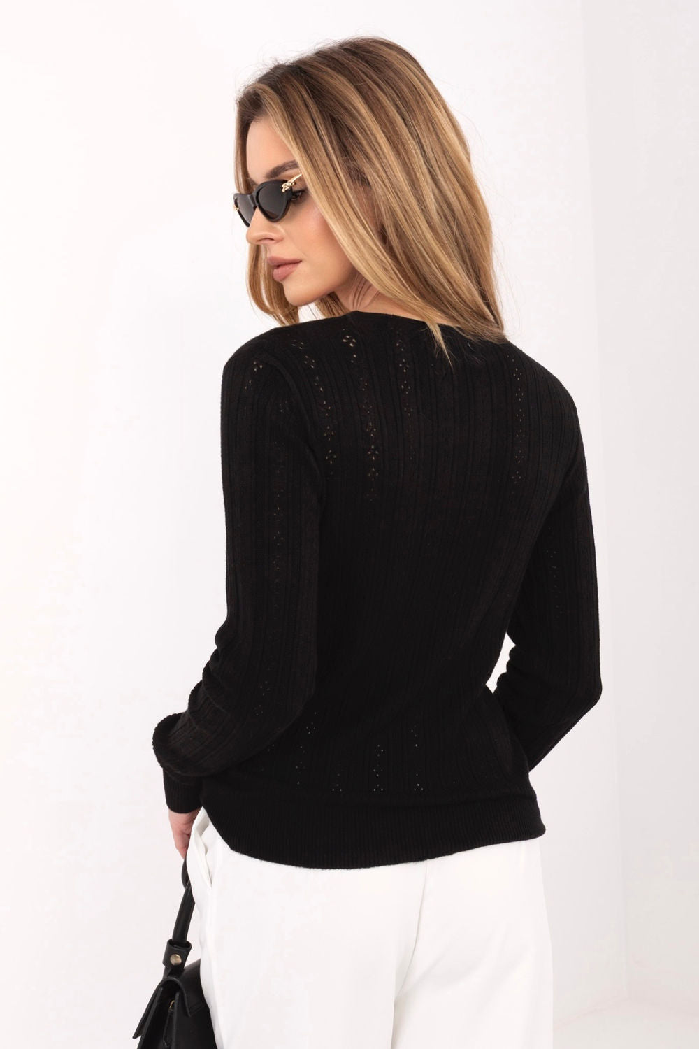Cardigan femme Sublevel — noir