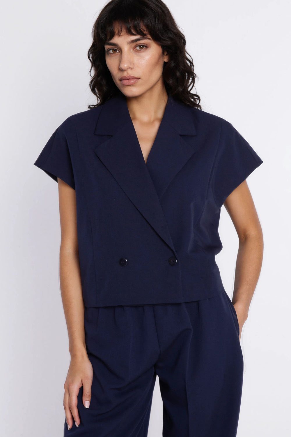 Blazer femme Nife — bleu marine