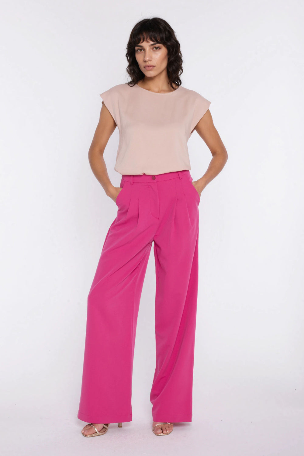 Chaussures à talons femme Nife Pantalon Pantalon — rosé