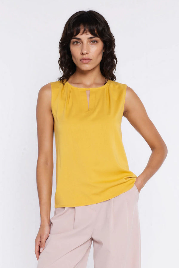 Blouse femme Nife Chemisier Chemisier — jaune