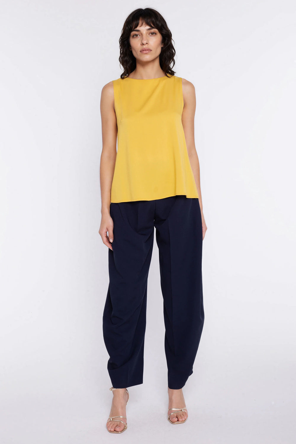 Blouse femme Nife Chemisier Chemisier — jaune