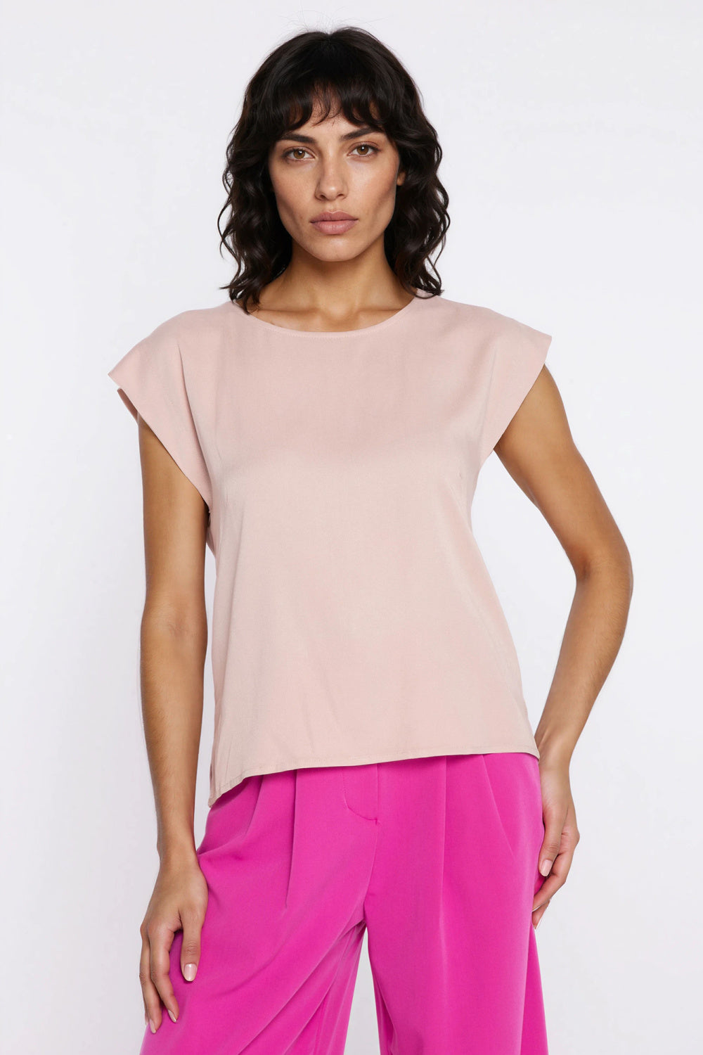 Blouse femme Nife Chemisier Chemisier — beige