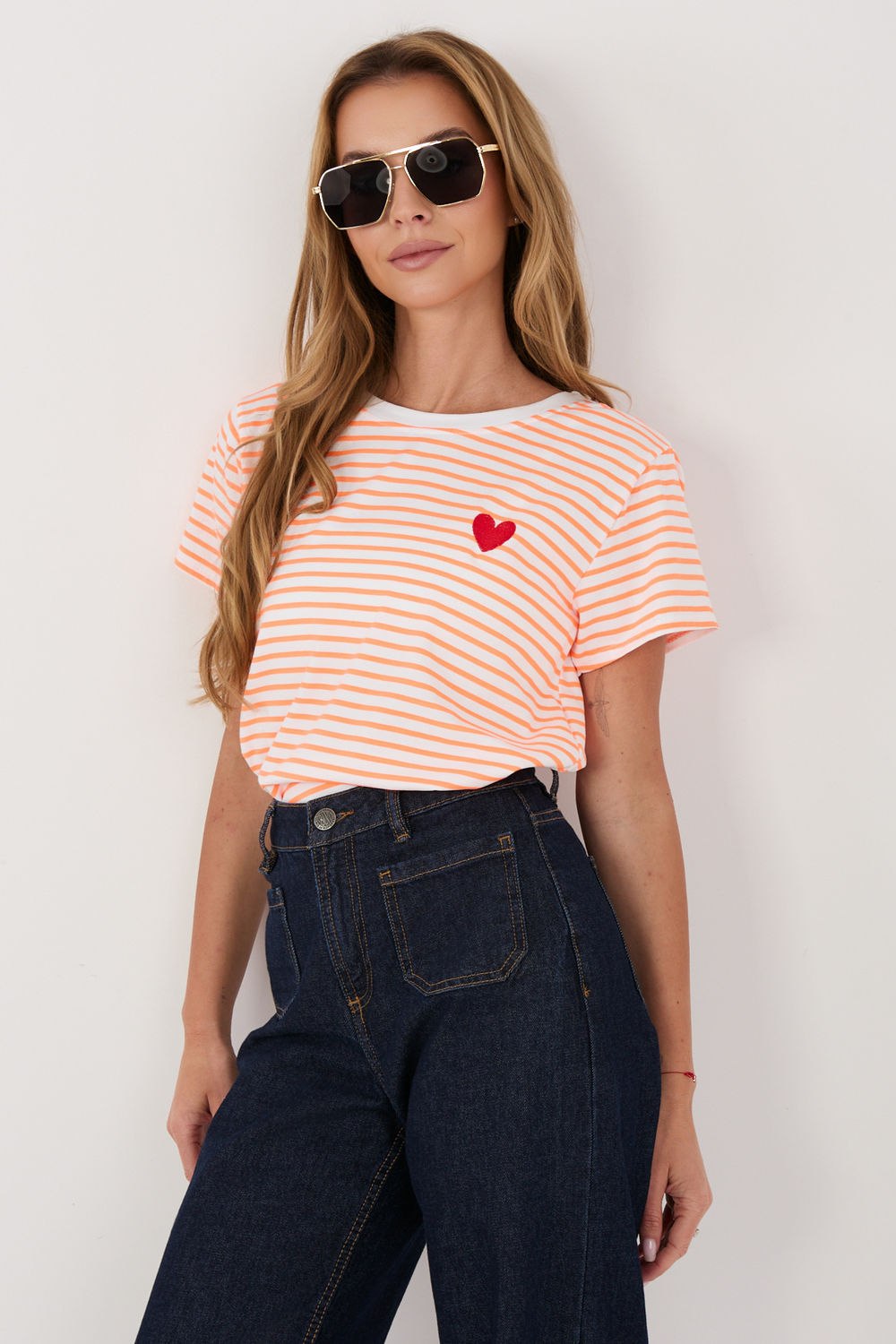 Blouse femme Italy Moda T Shirt T — blanc
