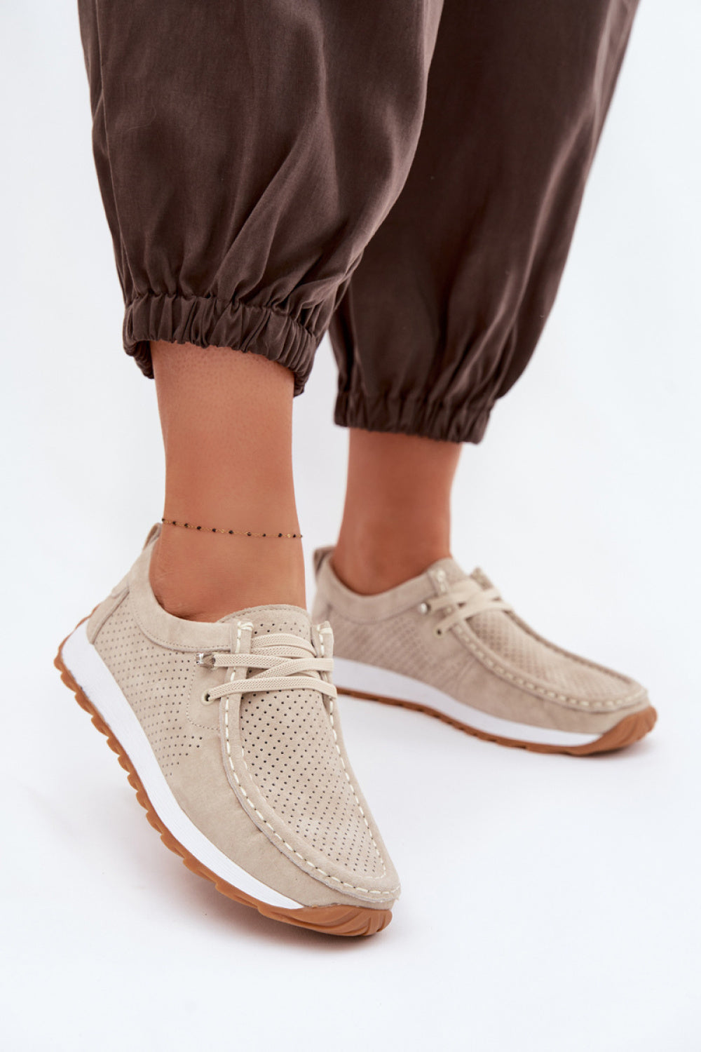 Bottes femme Step in style Chaussures Basses Chaussures — beige