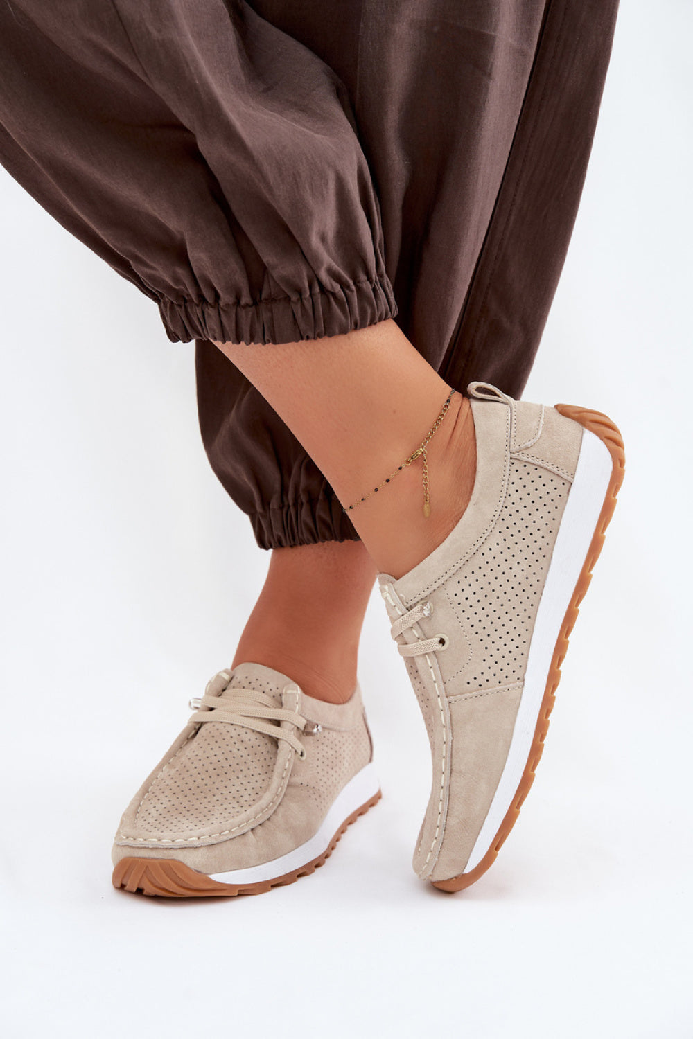 Bottes femme Step in style Chaussures Basses Chaussures — beige