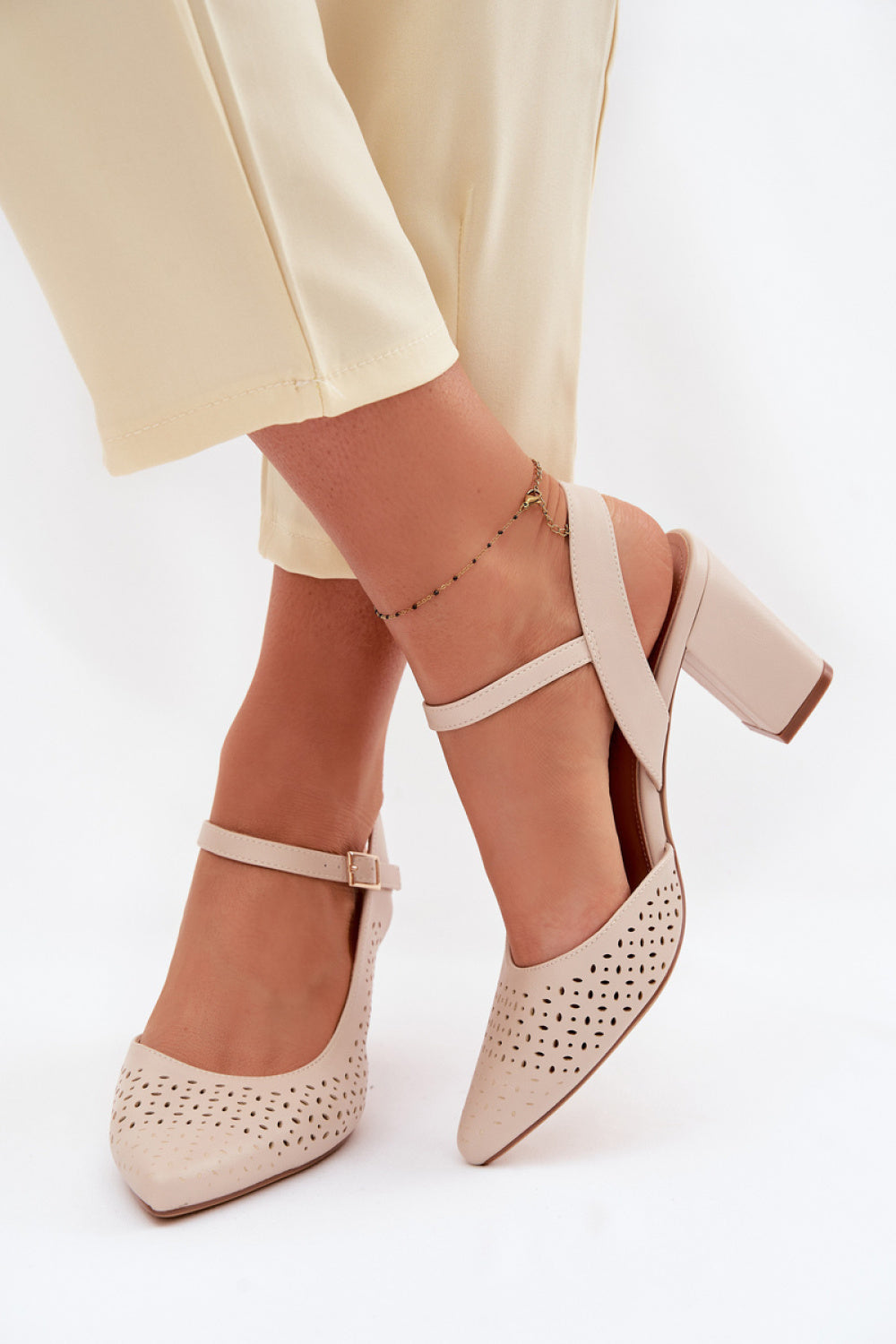 Sandales femme Step in style À Talons À — beige