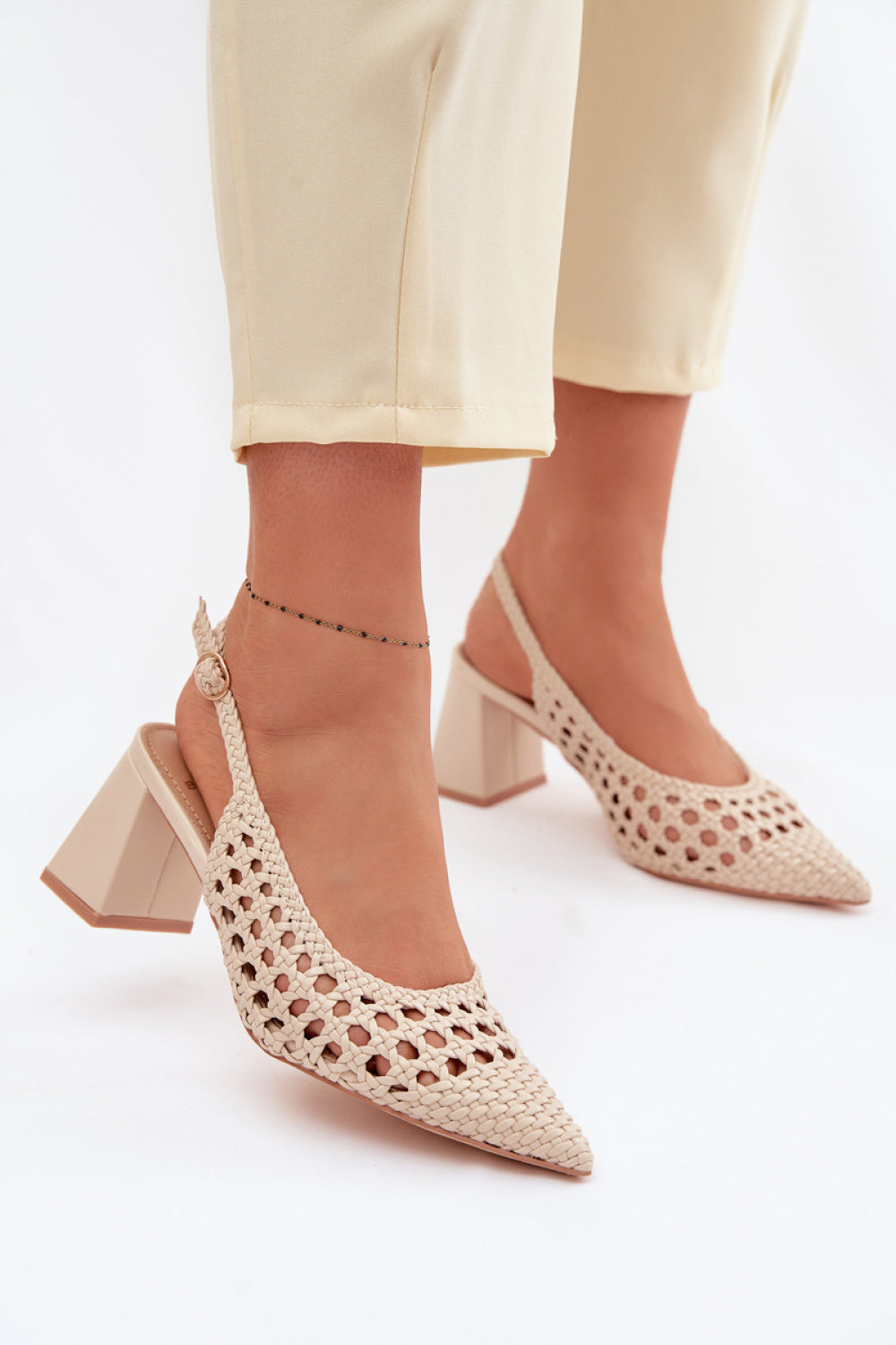 Sandales femme Step in style À Talons À — beige