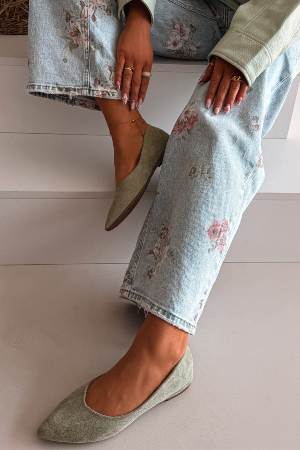 Ballerine femme Step in style — vert