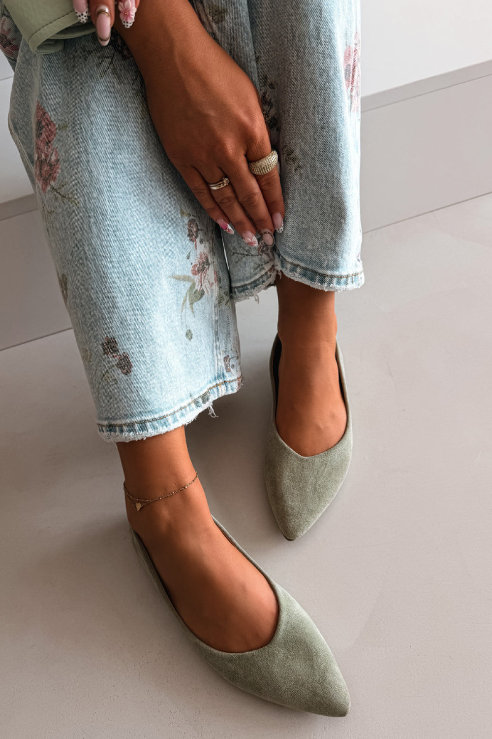 Ballerine femme Step in style — vert