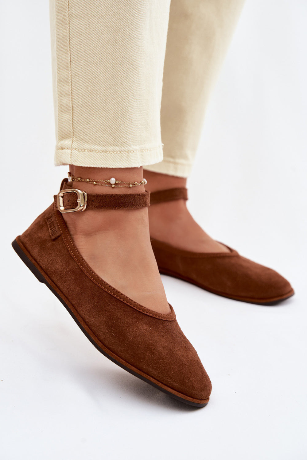 Ballerine femme Step in style — brun