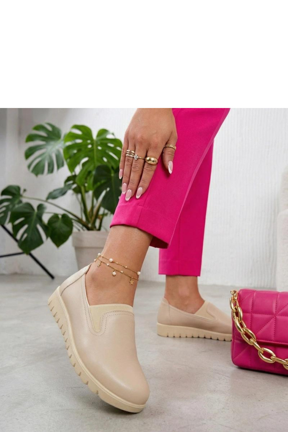 Bottes femme Solea Chaussures Basses Chaussures — beige