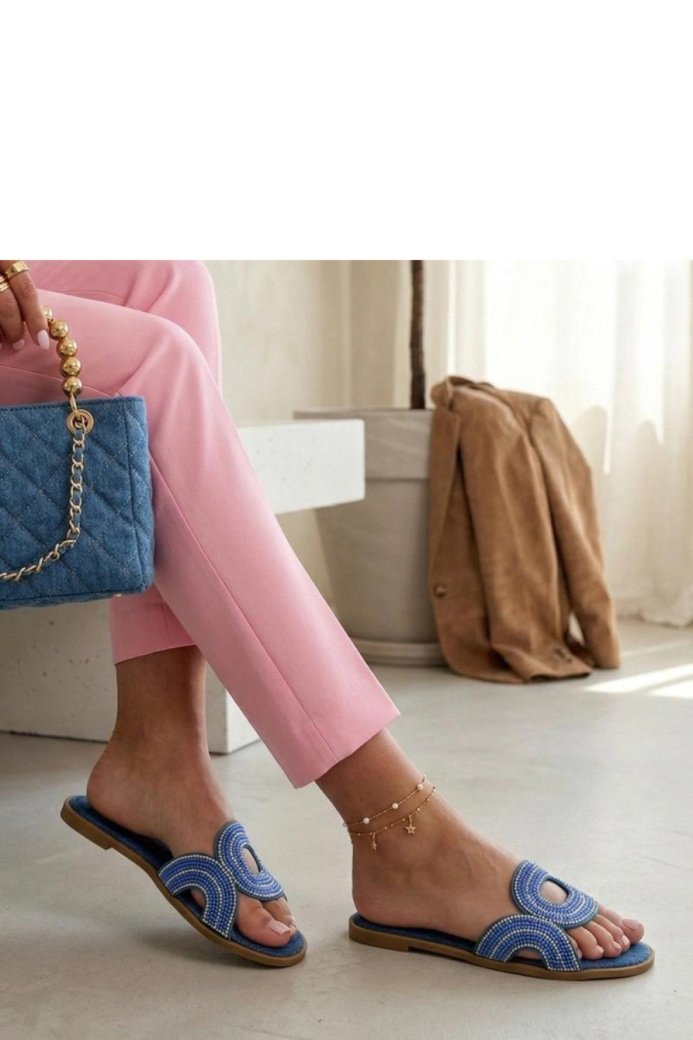 Sandales femme Solea Clacquettes Clacquettes — bleu