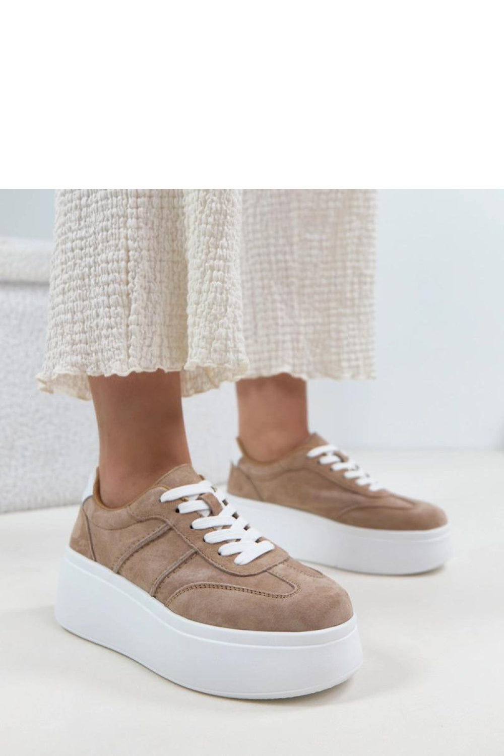 Baskets femme Solea À Plateforme À — beige