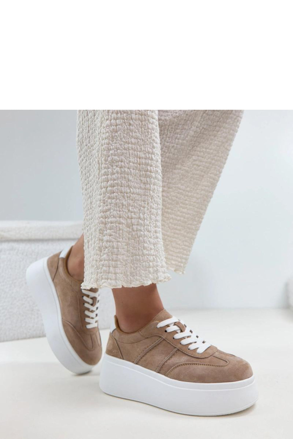 Baskets femme Solea À Plateforme À — beige