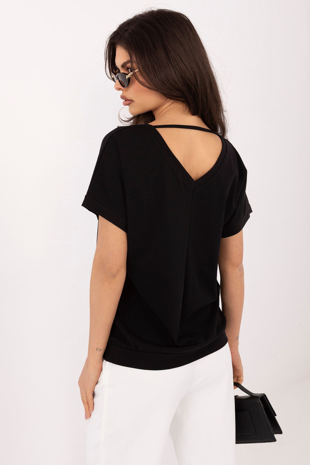 Blouse femme Rue Paris Chemisier Chemisier — noir
