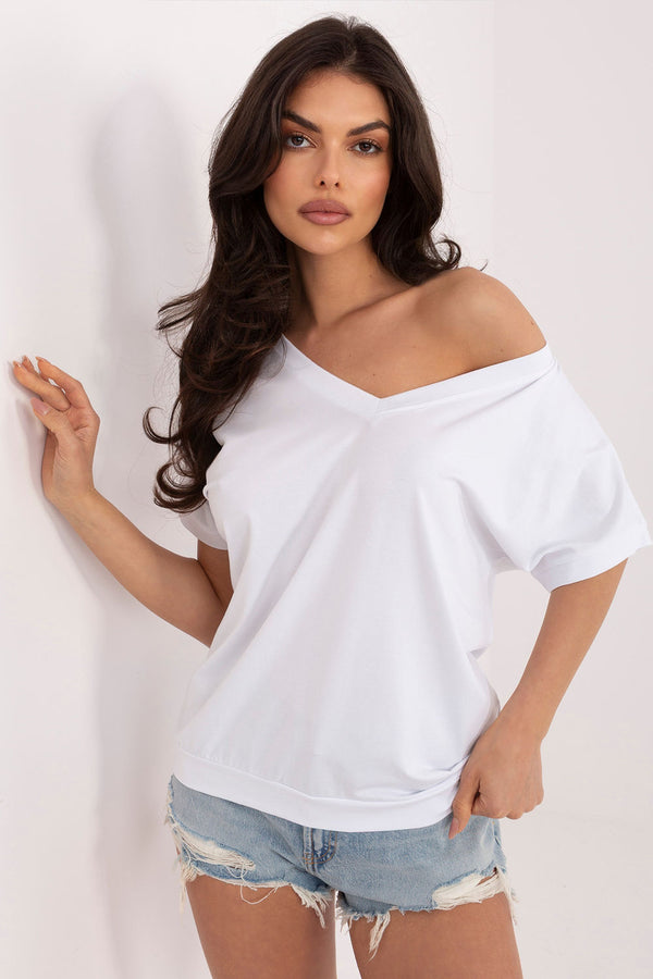 Blouse femme Rue Paris Chemisier Chemisier — blanc