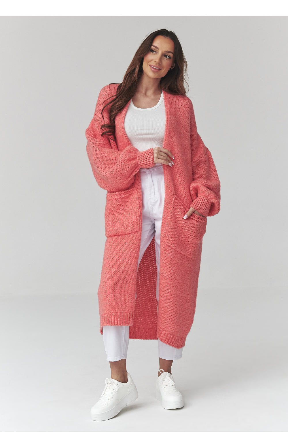 Cardigan femme Makadamia — rosé