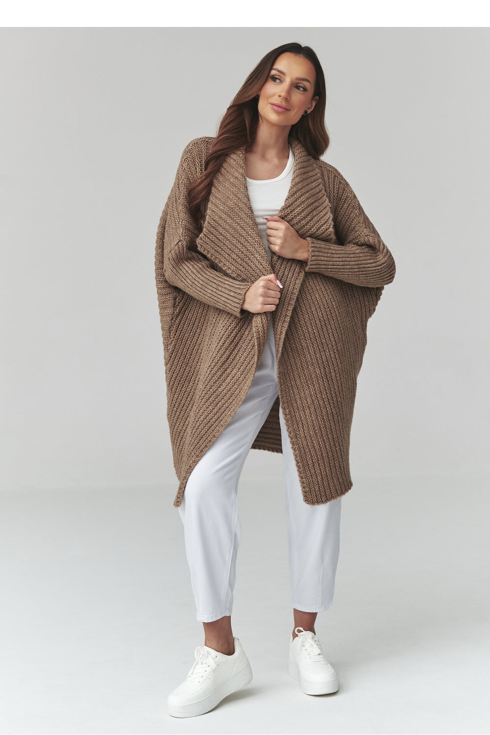 Cardigan femme Makadamia — beige