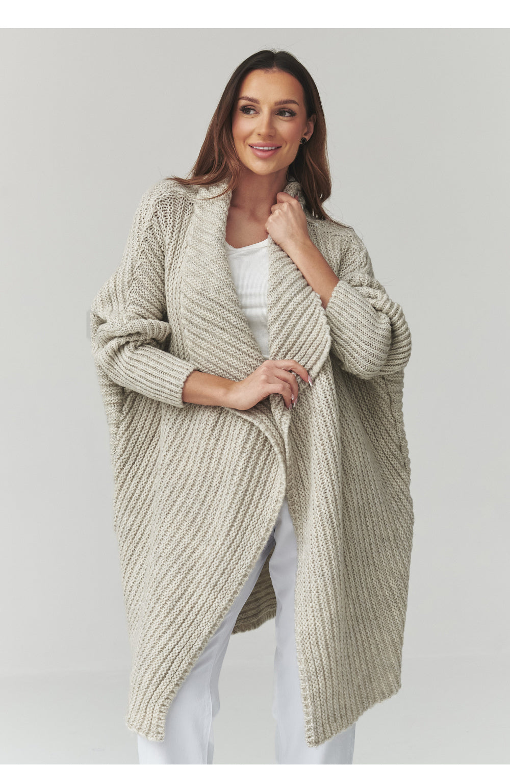 Cardigan femme Makadamia — gris