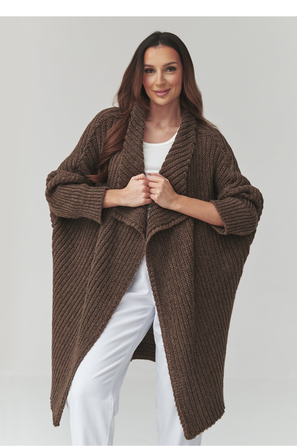 Cardigan femme Makadamia — brun