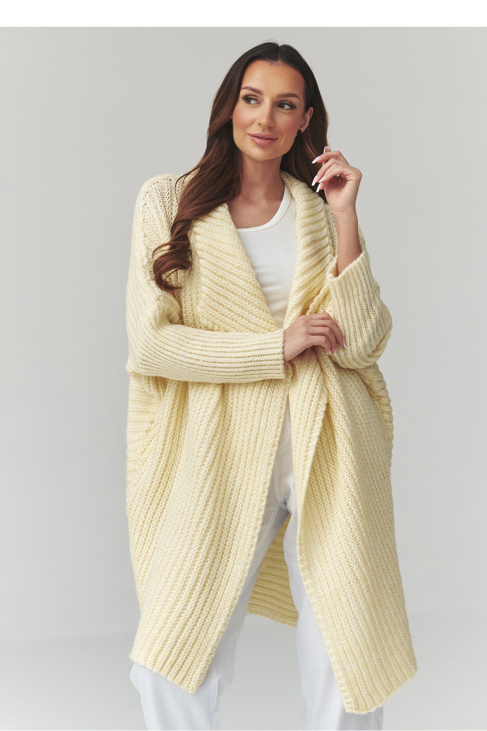 Cardigan femme Makadamia — jaune