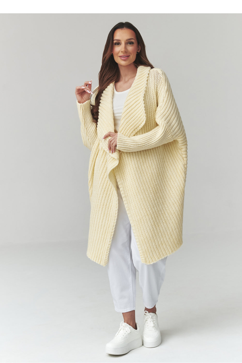 Cardigan femme Makadamia — jaune