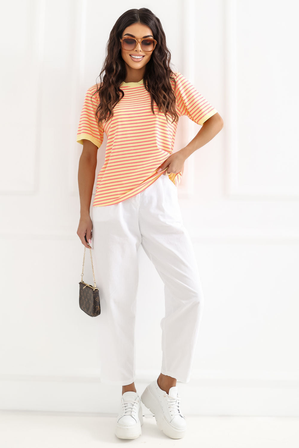 Blouse femme Rue Paris T Shirt T — jaune
