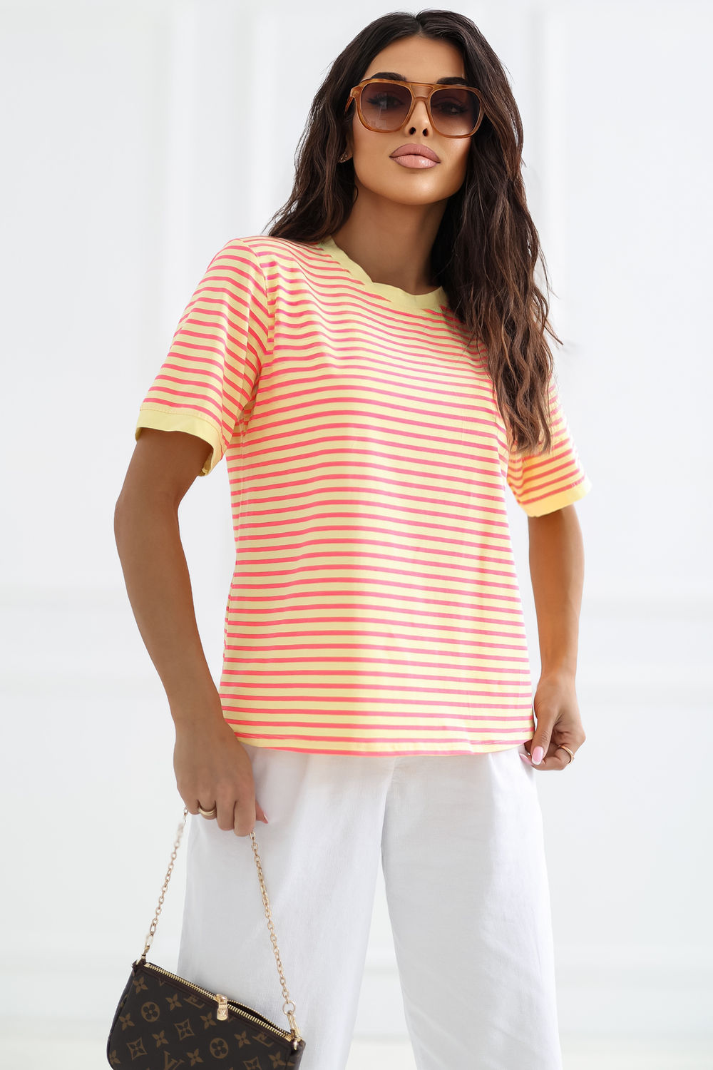 Blouse femme Rue Paris T Shirt T — jaune