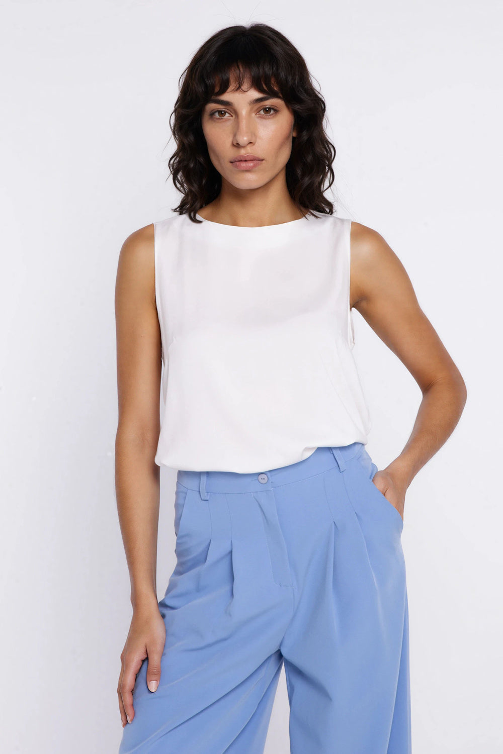 Blouse femme Nife Chemisier Chemisier — beige
