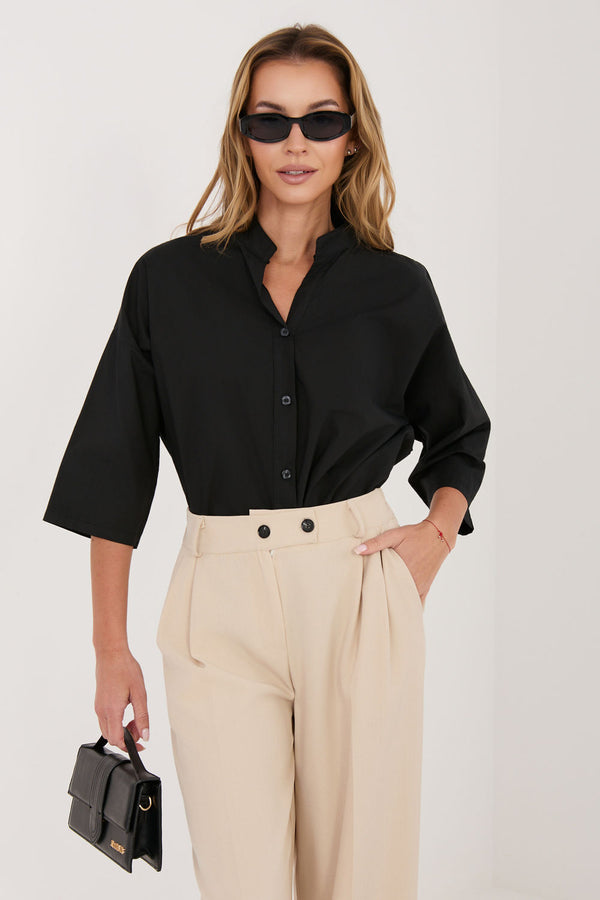 Blouse femme Factory Price Chemise Chemise — noir