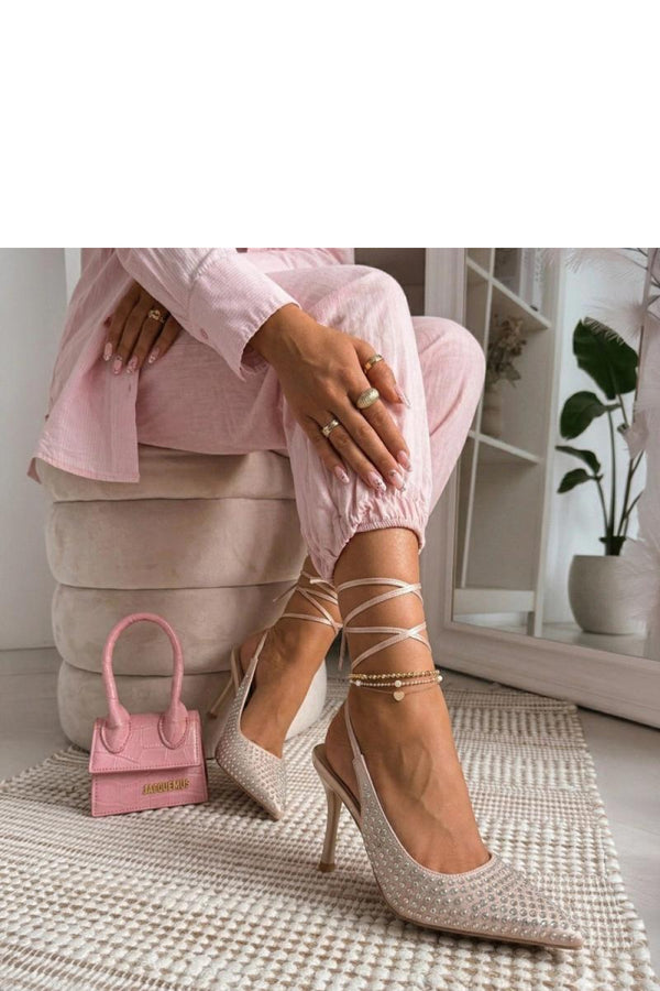 Chaussures à talons femme Solea Talons À Lacets — beige