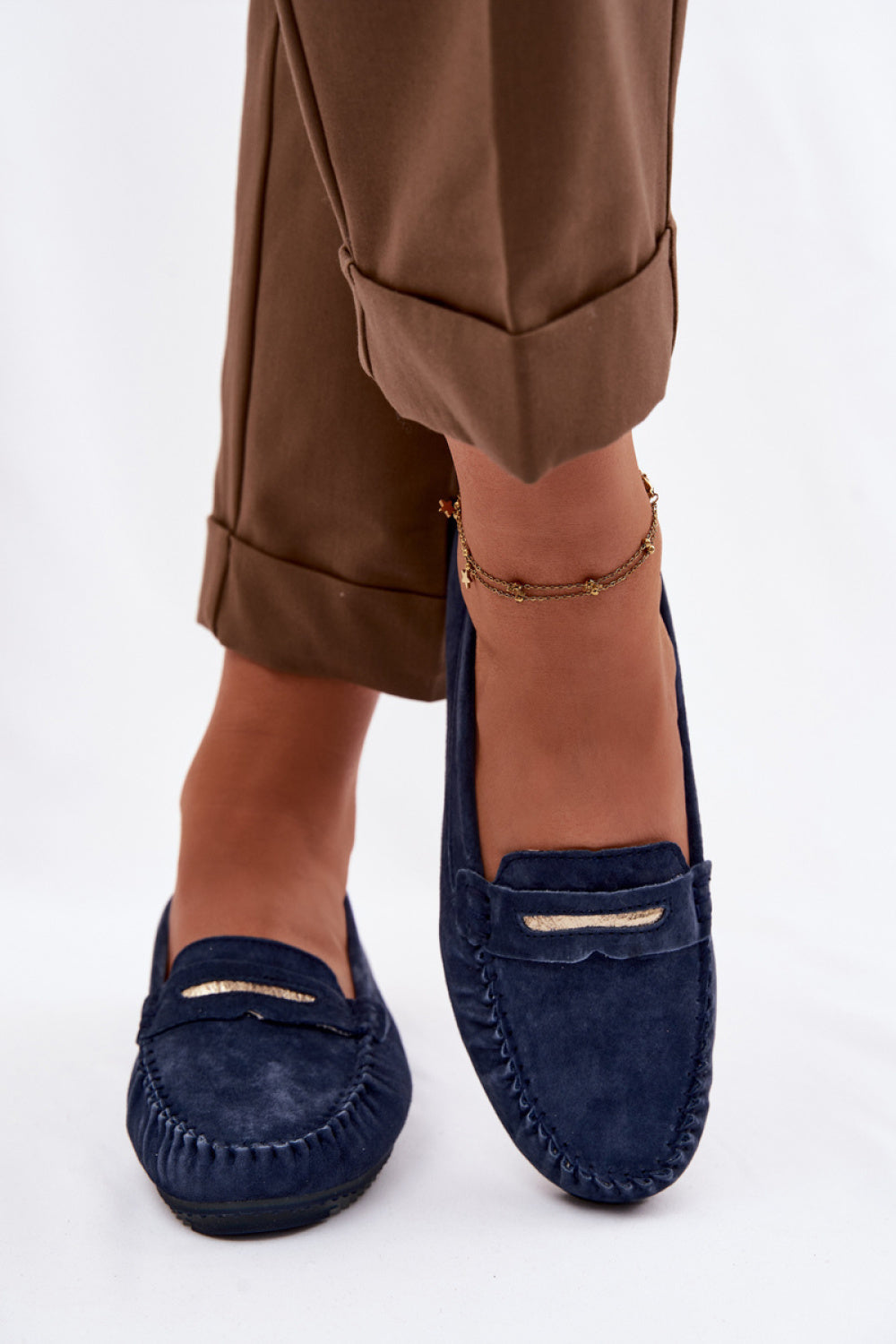 Moccasins femme Step in style — bleu marine