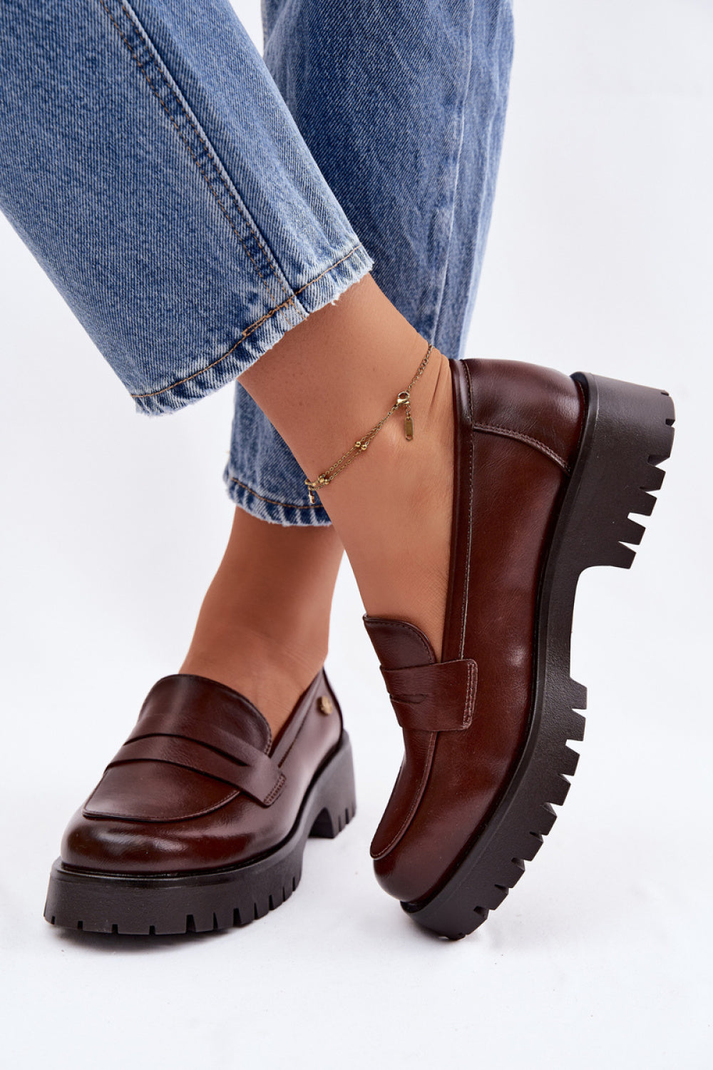 Moccasins femme Step in style — brun