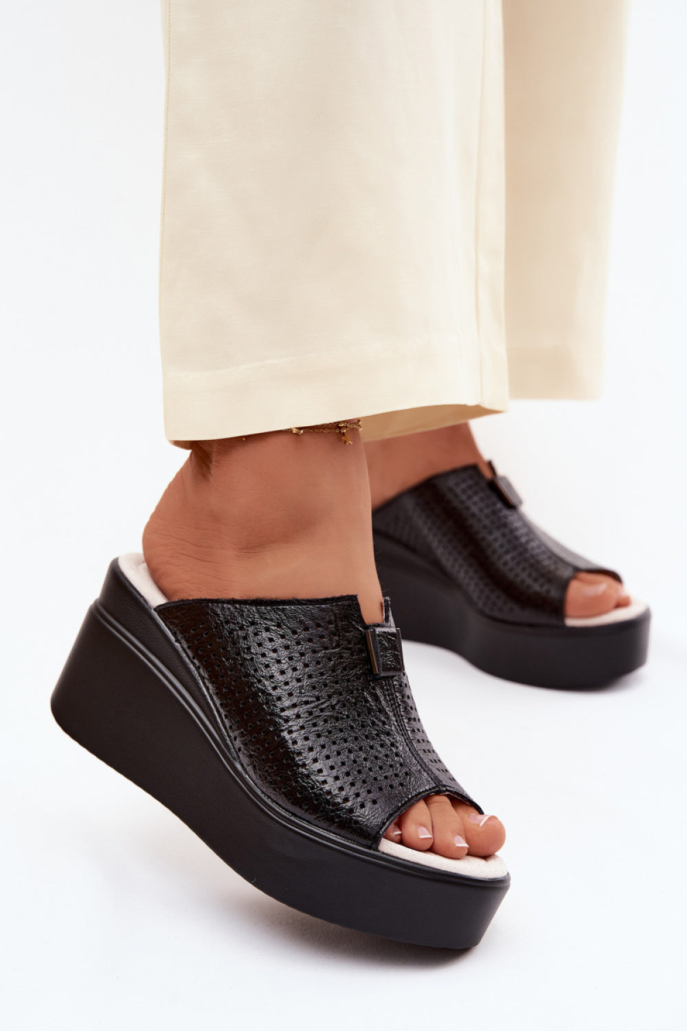 Sandales femme Step in style Cothurnes Cothurnes — noir