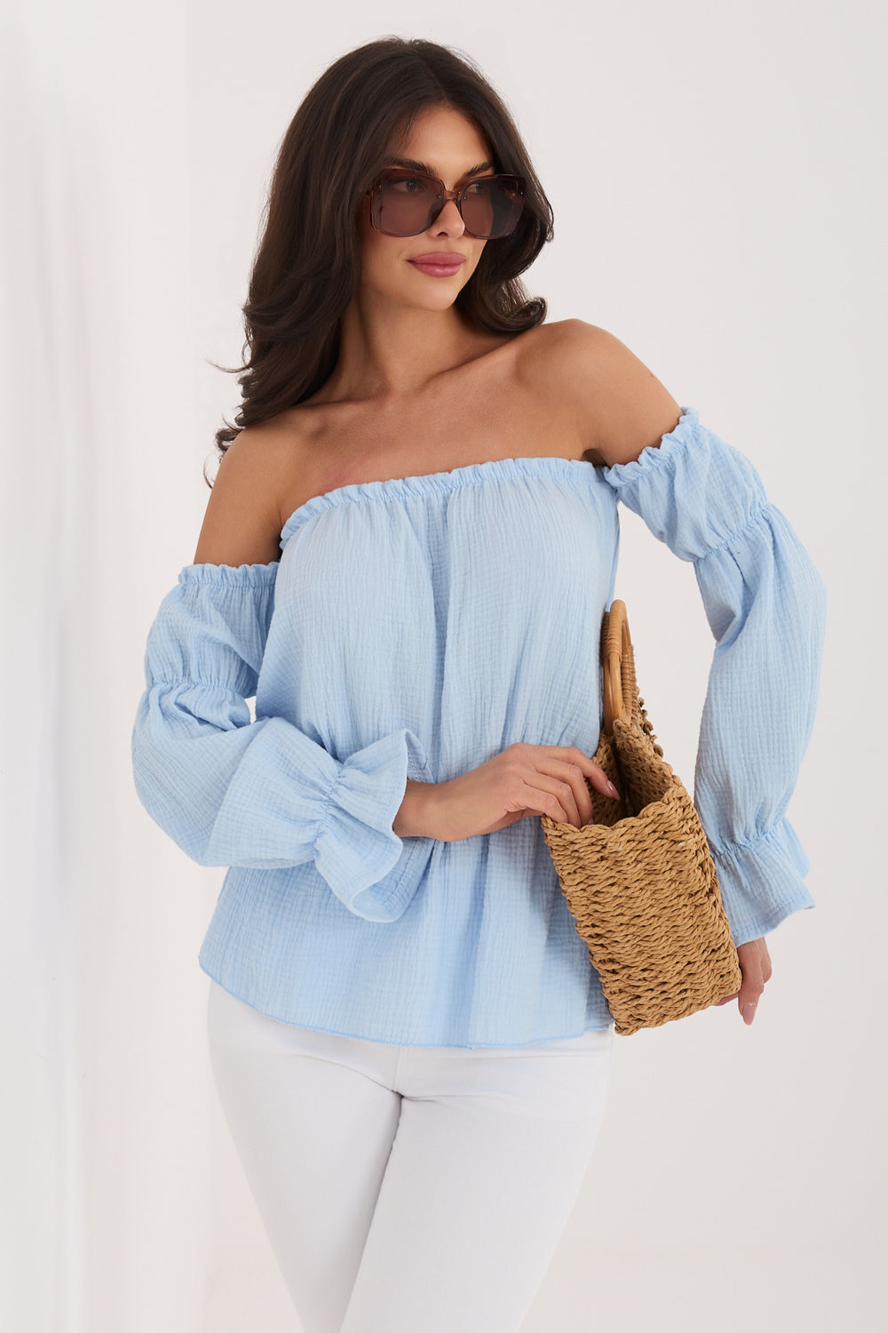 Blouse femme Italy Moda Chemisier Chemisier — bleu