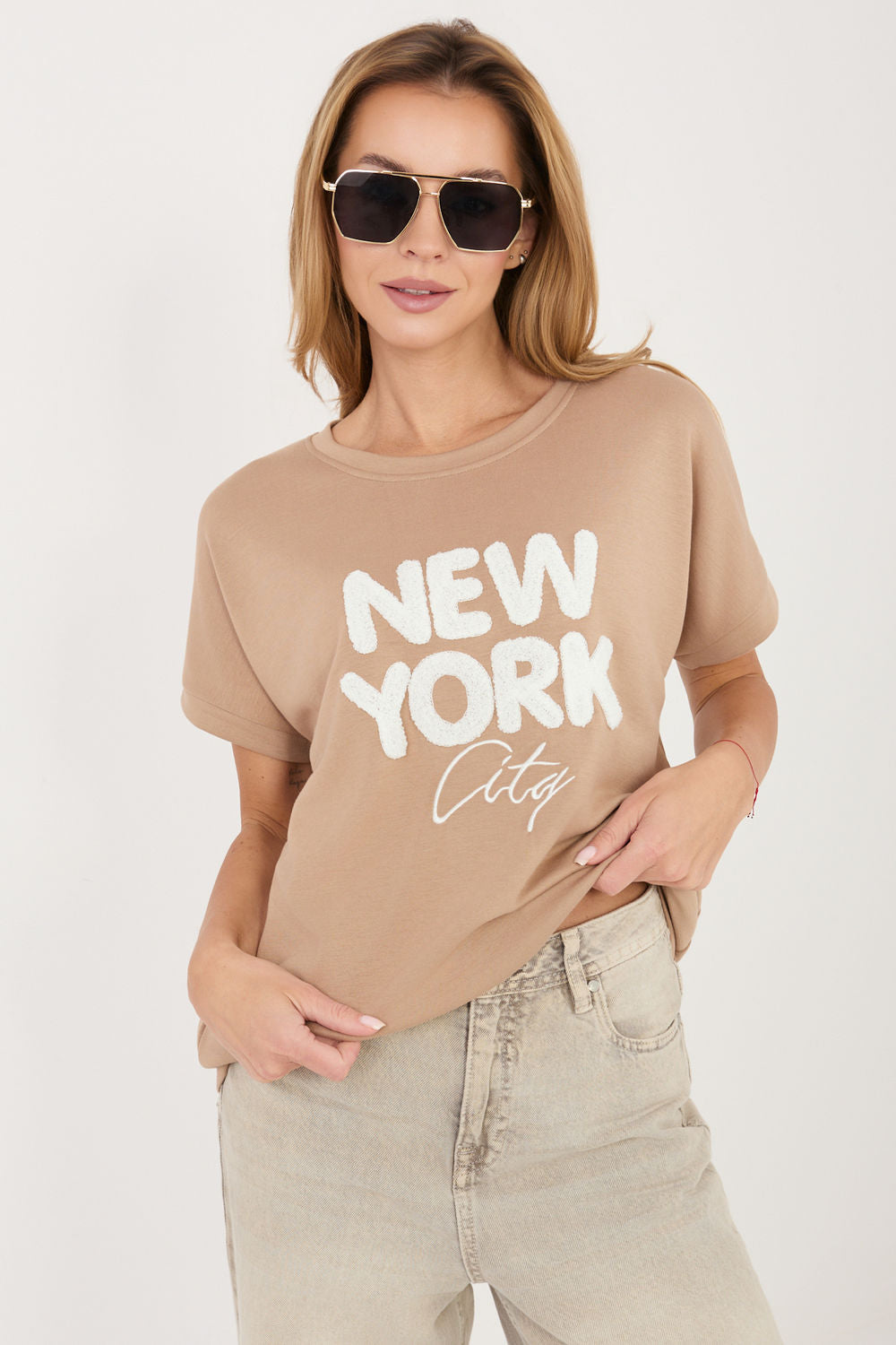 Blouse femme Rue Paris Chemisier Chemisier — beige