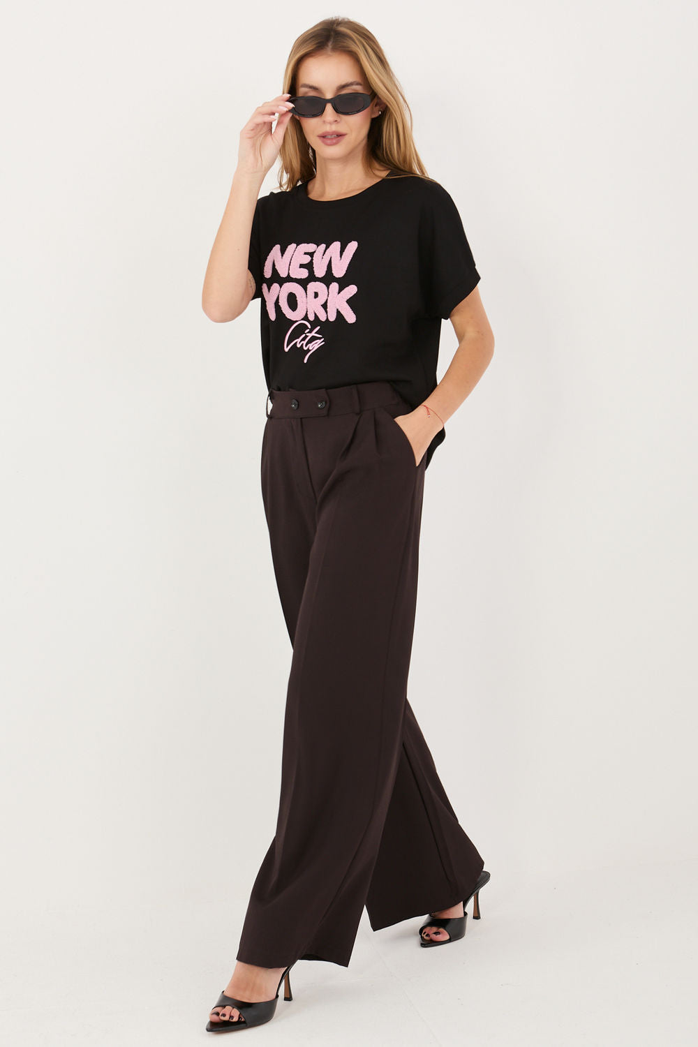 Blouse femme Rue Paris Chemisier Chemisier — noir