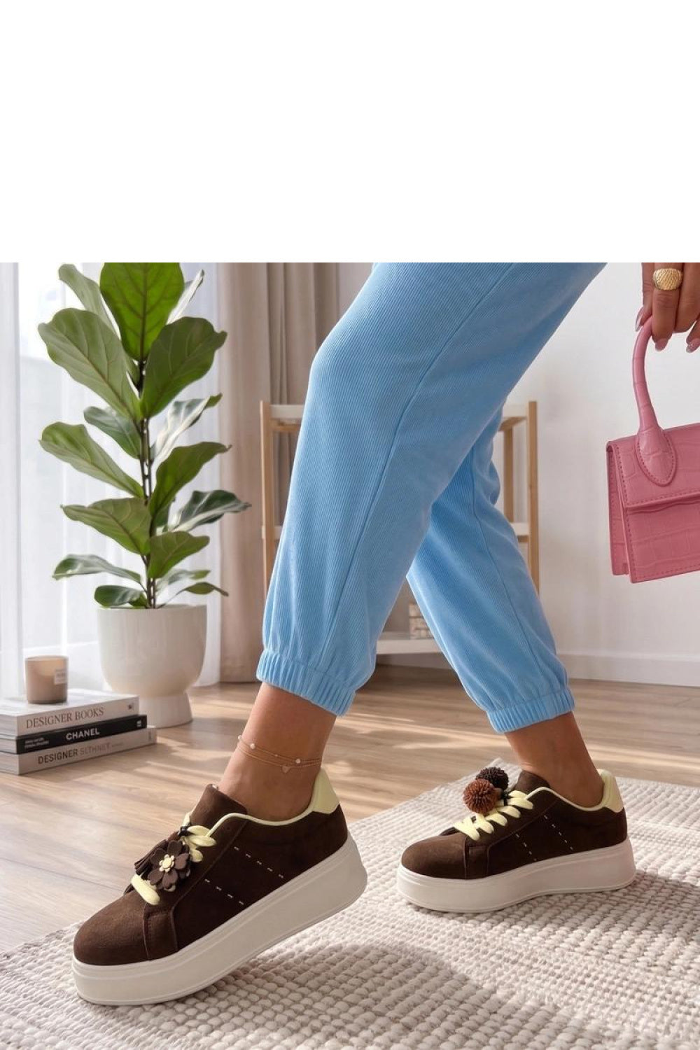 Baskets femme Solea À Plateforme À — brun