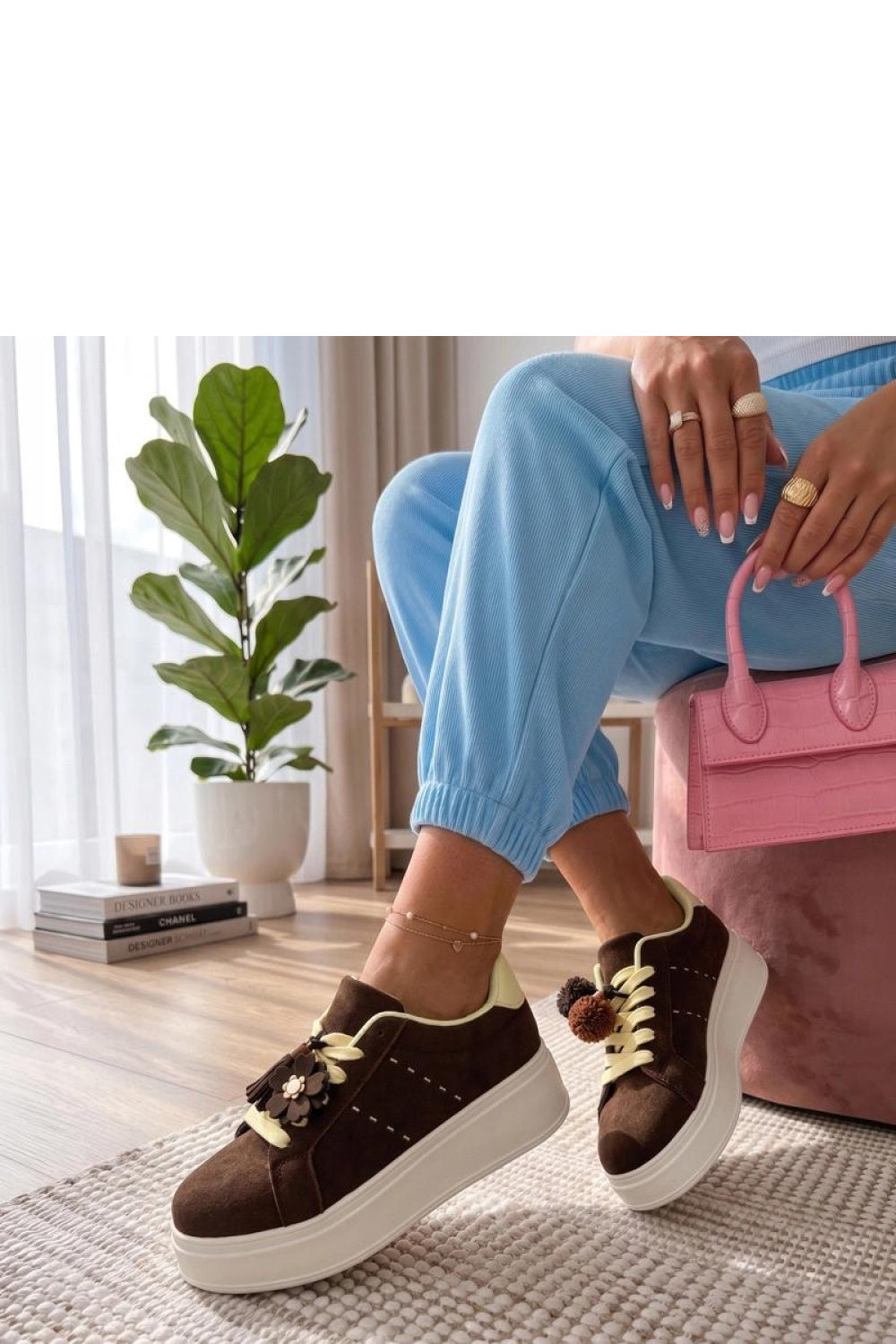 Baskets femme Solea À Plateforme À — brun